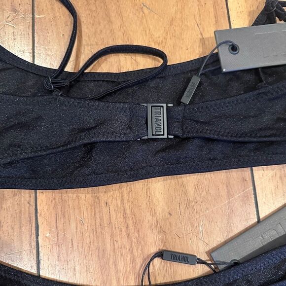 TRIANGL MICA NORMAL EBONY BLACK NO BAG NEW WITH TAGS - Picture 5 of 8